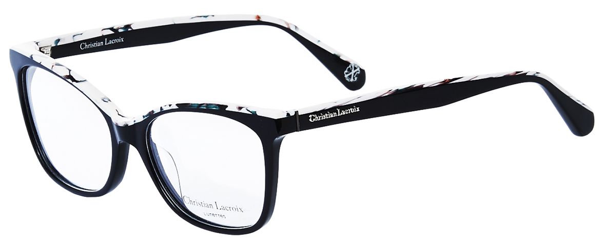 Оправа Christian Lacroix CL1064 c001 с оригинальными дужками - фото спереди и сбоку